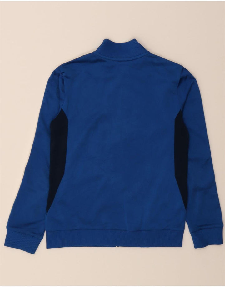 ADIDAS Boys Tracksuit Top Jacket 9-10 Years Blue Colourblock Polyester Vintage Adidas and Second-Hand Adidas from Messina Hembry 