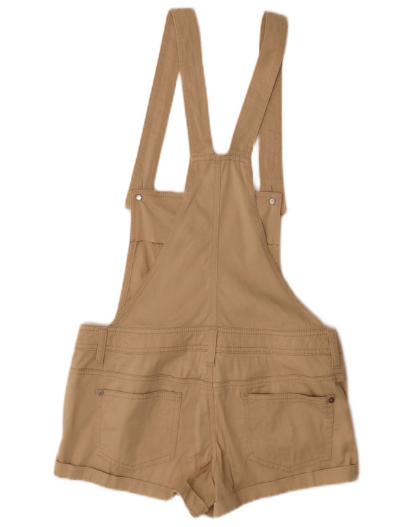 Benetton Damebukser Casual Shorts IT 38 XS W30 Beige Bomuld
