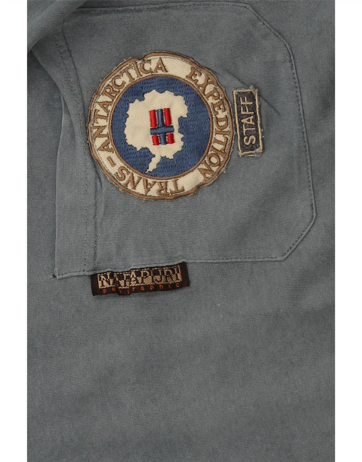 Napapijri Herre T-Shirt Top Medium Blue