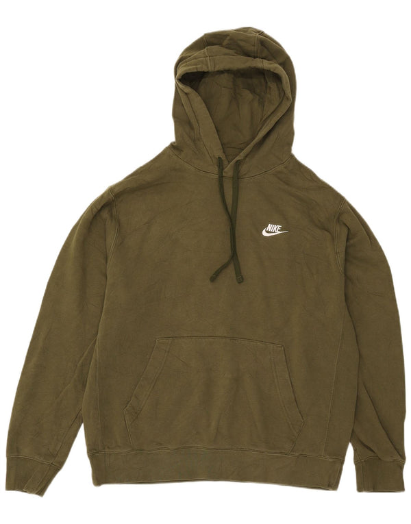 Nike Herre hættetrøje Jumper Large Khaki Bomuld