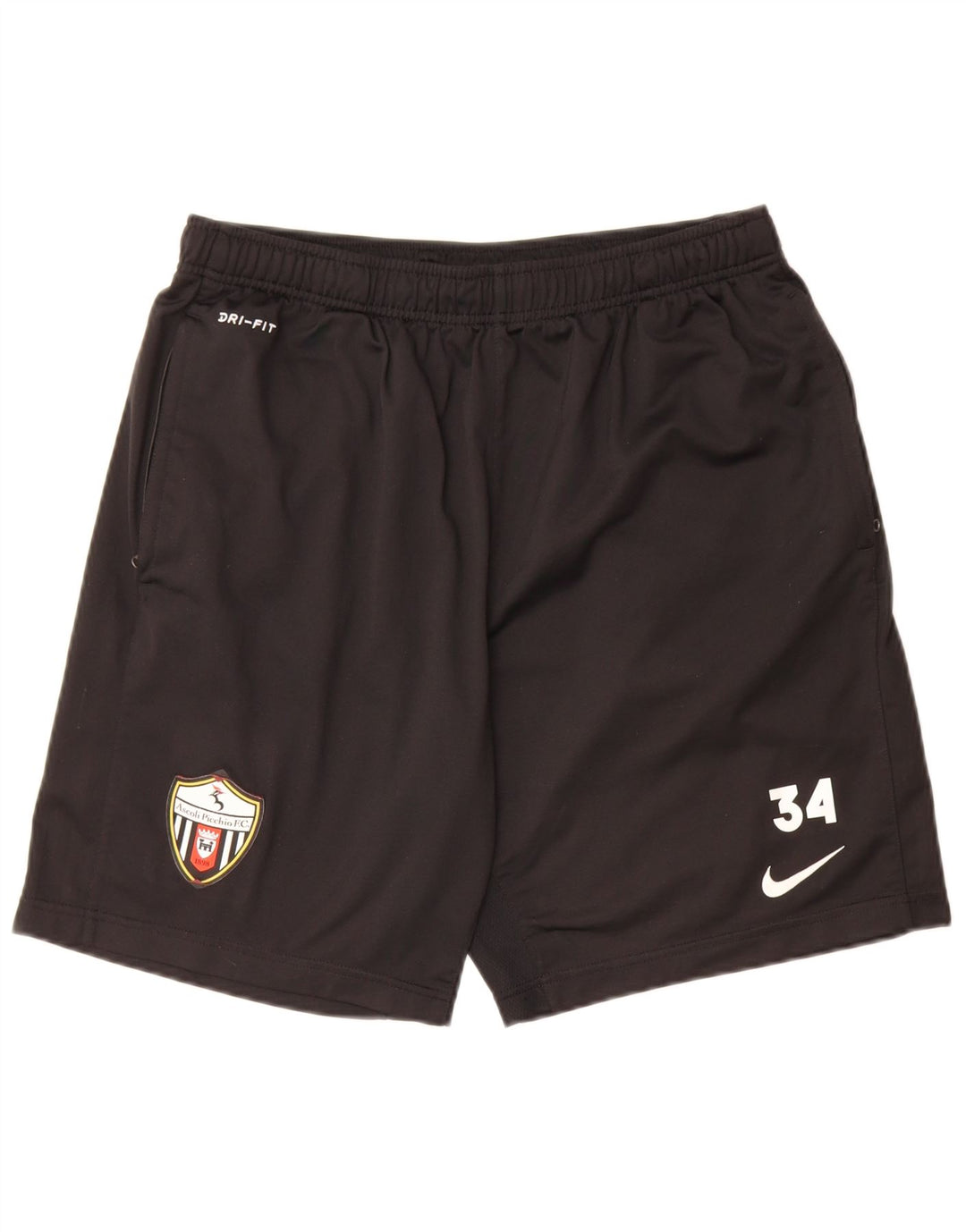 Nike Herre Dri Fit grafiske sportsshorts XL sort polyester