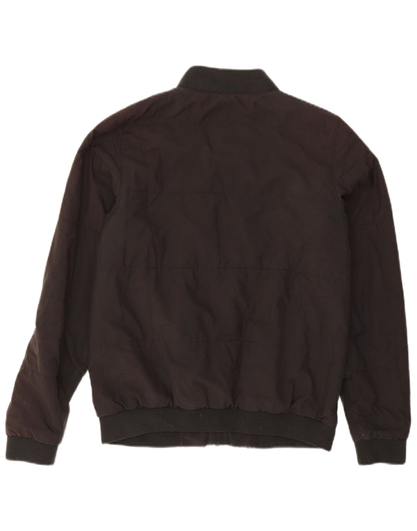 Patagonia Dame Oversized Bomber Jacket UK 10 Small Black Polyester