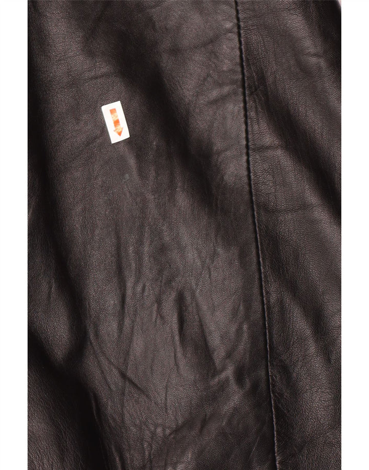 Vintage dame læderjakke IT 44 Medium Black Classic