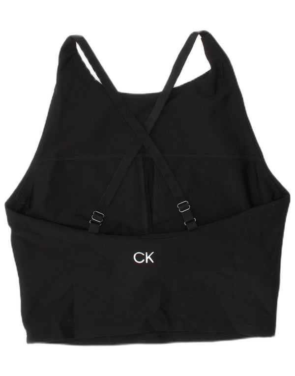 Calvin Klein Womens Performance Sports BH Top Small Black Sports