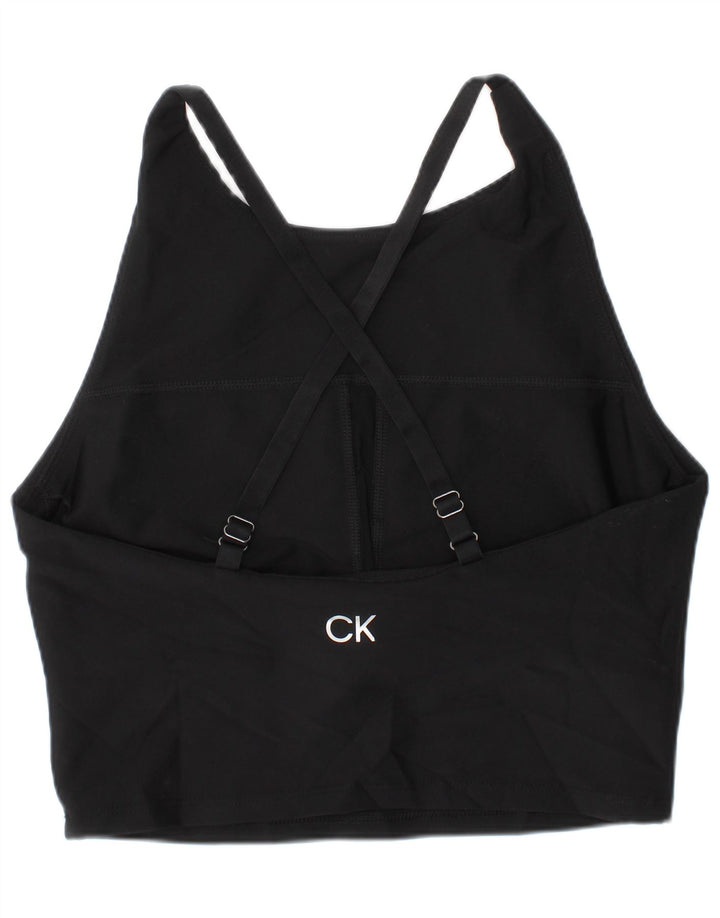 Calvin Klein Womens Performance Sports BH Top Small Black Sports