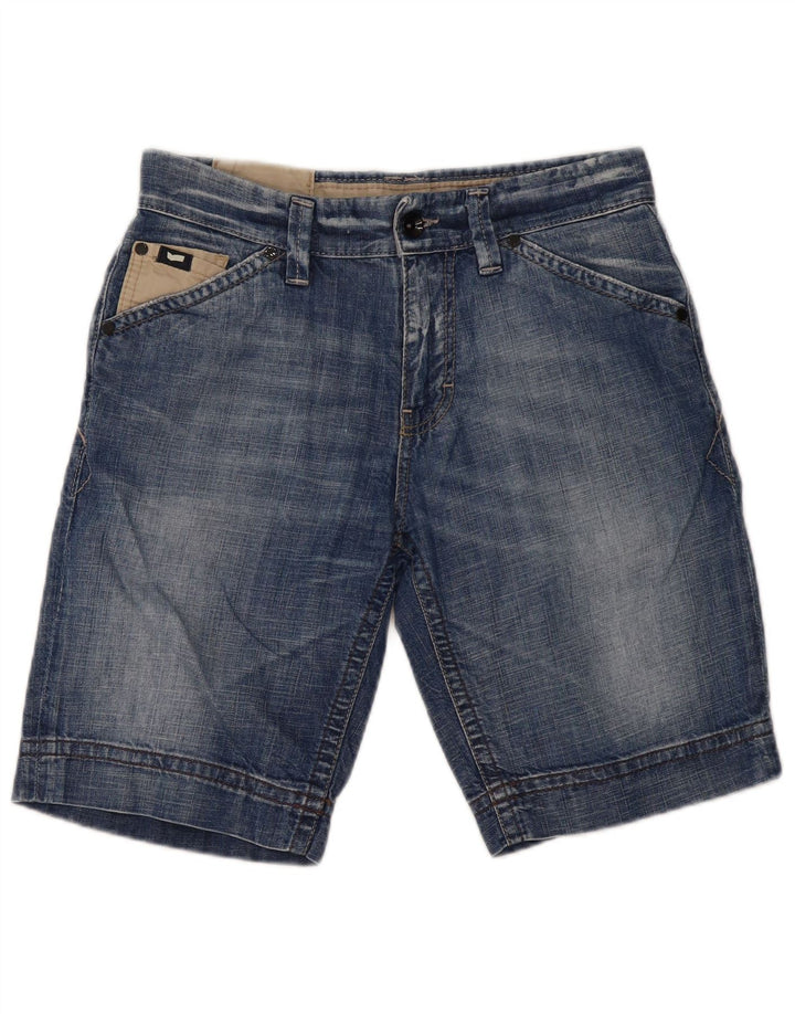 Gas Denim Shorts til mænd W29 Små blå bomuld