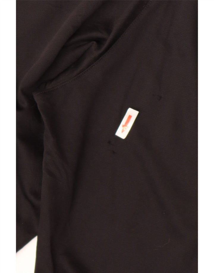 Adidas Dame Capri Træningsdragt Bukser UK 14 Medium Sort Polyester