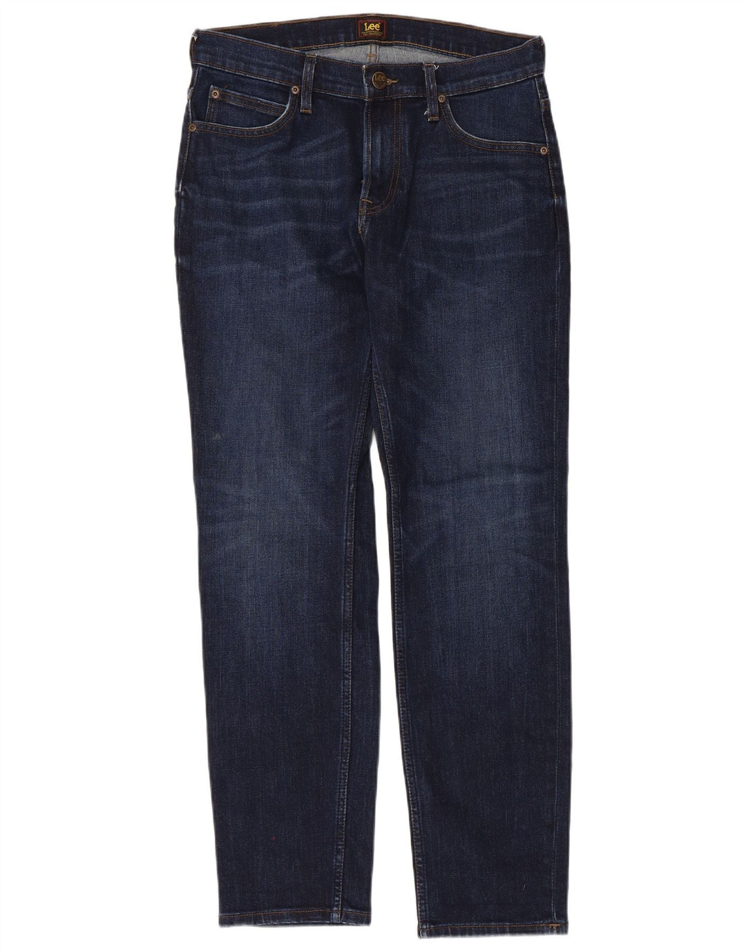 LEE Herre Rider Slim Jeans W30 L30 Marineblå Bomuld