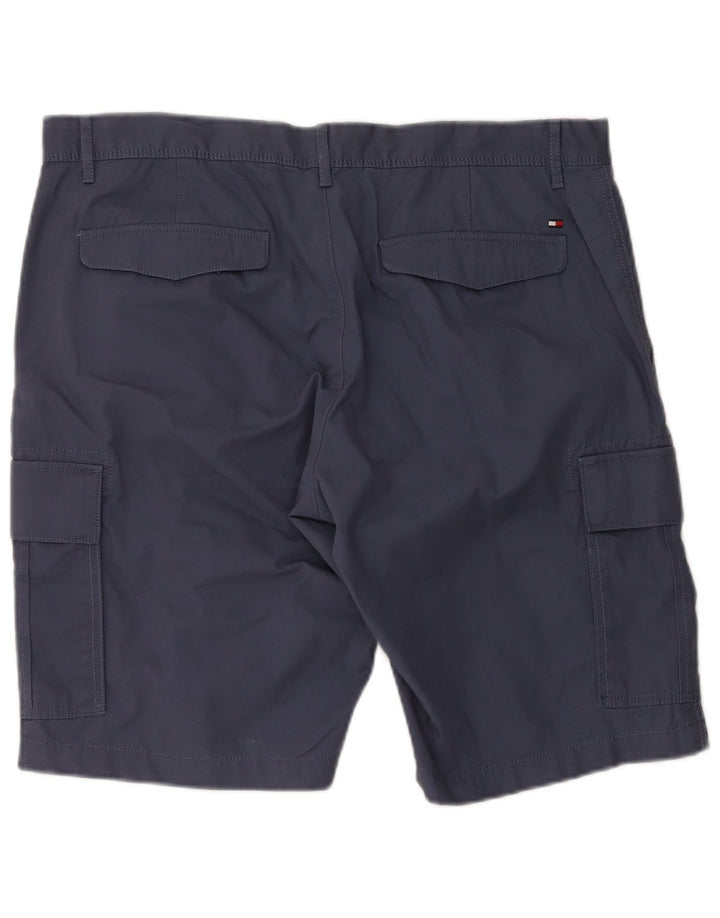 Tommy Hilfiger Herre Cargo Shorts W38 XL Marineblå Bomuld
