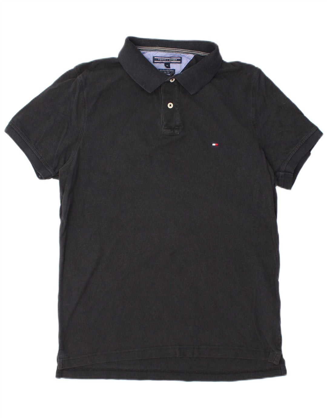 TOMMY HILFIGER Slim Fit poloshirt til mænd Medium marineblå bomuld