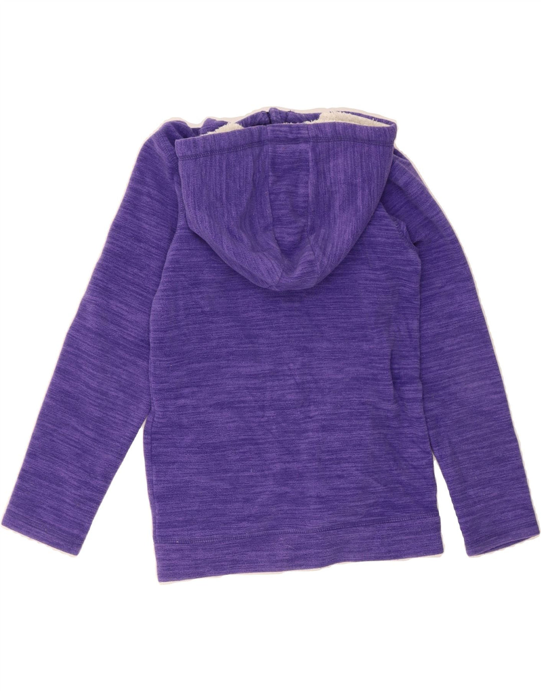 MOUNTAIN WAREHOUSE Girls Hooded Fleece Jacket 9-10 Years Purple Polyester Vintage Mountain Warehouse and Second-Hand Mountain Warehouse from Messina Hembry 