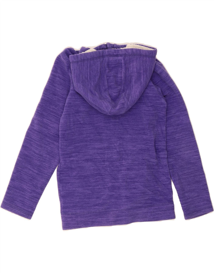 MOUNTAIN WAREHOUSE Girls Hooded Fleece Jacket 9-10 Years Purple Polyester Vintage Mountain Warehouse and Second-Hand Mountain Warehouse from Messina Hembry 