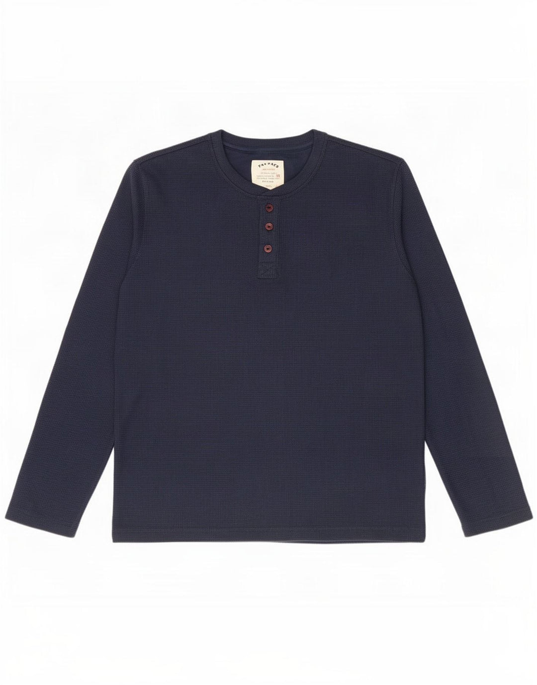Fat Face Herre Top Langærmet Medium Navy Blue Bomuld