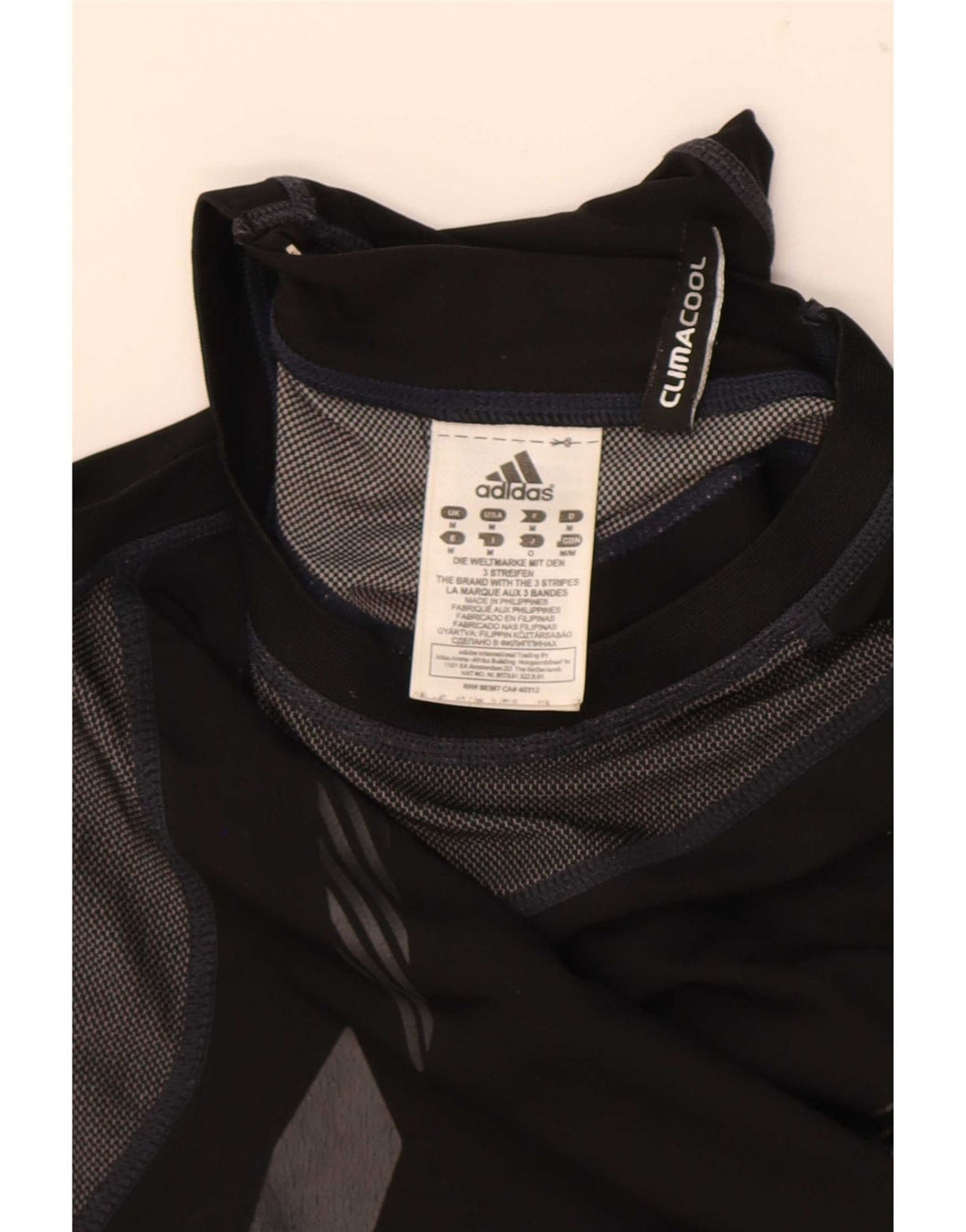 Adidas Herre Climacool Grafisk Vest Top Medium Sort Colourblock Polyester
