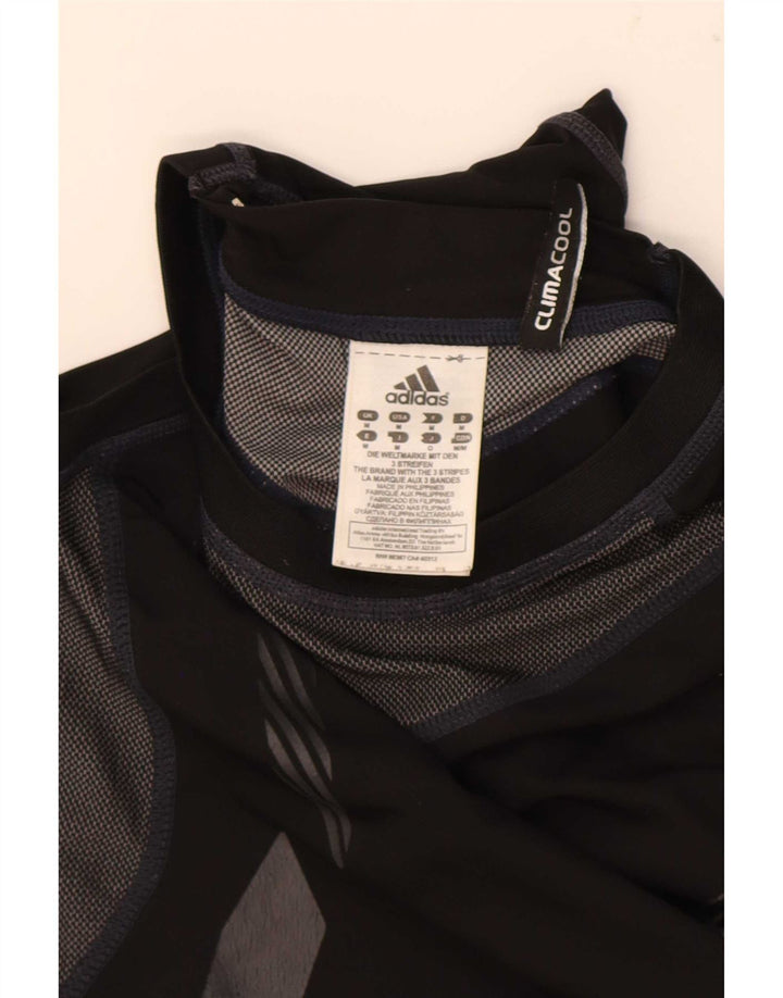 Adidas Herre Climacool Grafisk Vest Top Medium Sort Colourblock Polyester