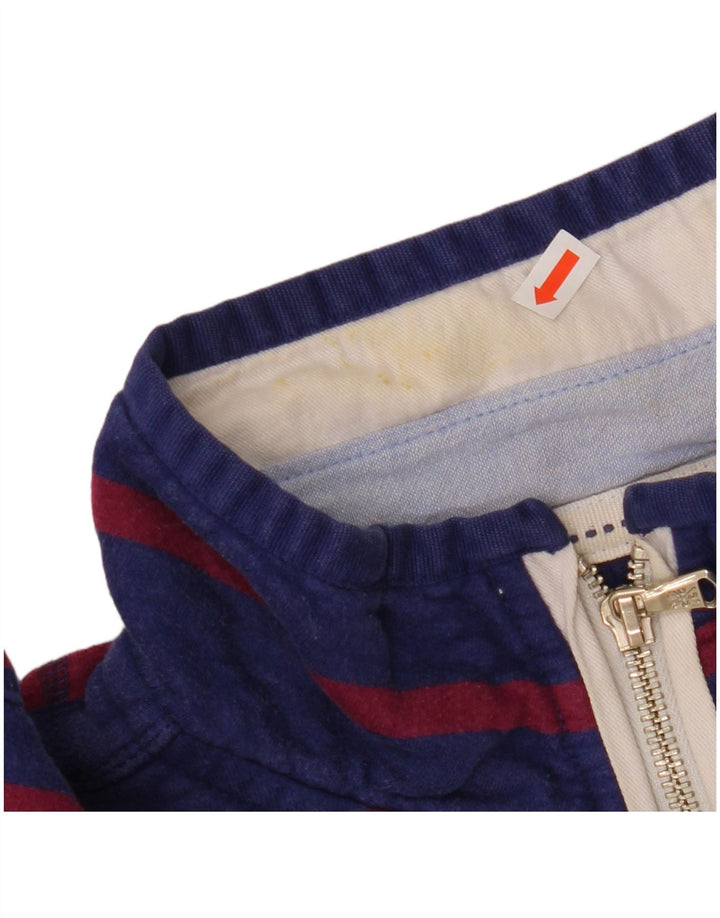 CREW TØJ Dame Sweatshirt Jumper UK 16 Stor Marineblå Stribet