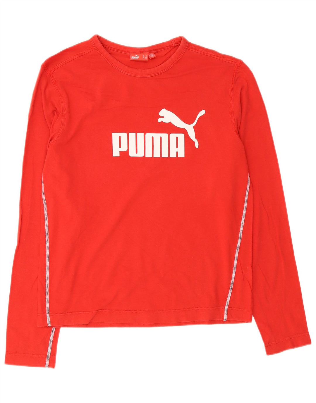 Puma Herre Grafisk Top Langærmet Lille Rød