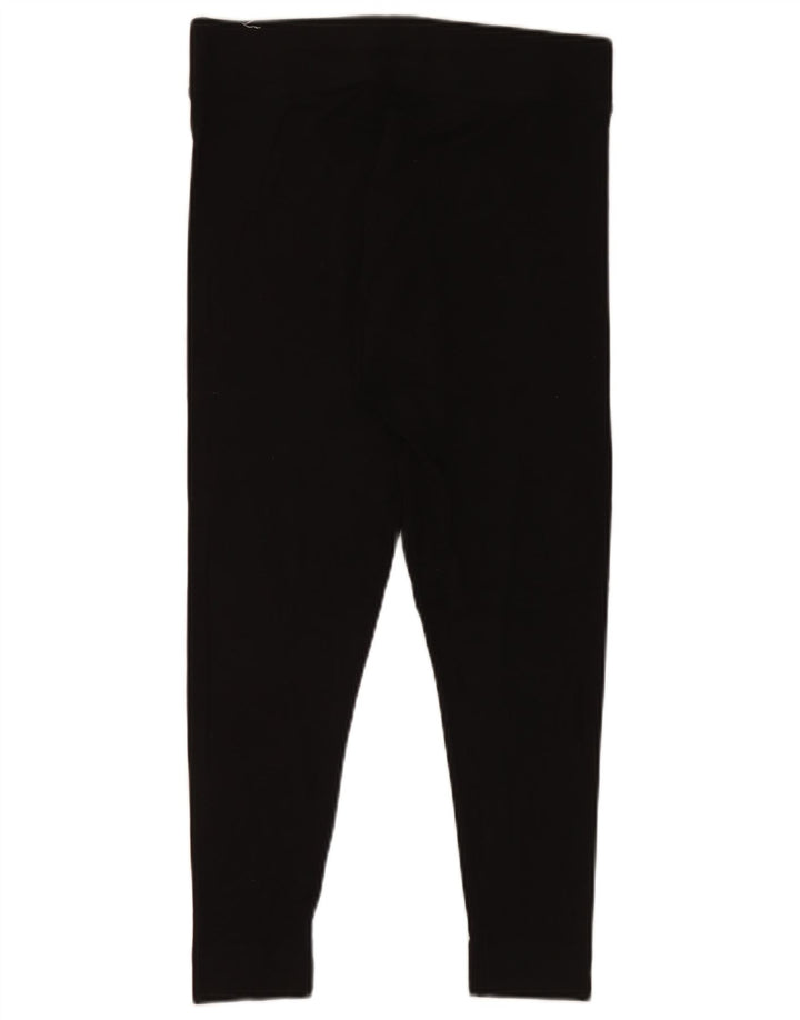 Marks & Spencer Womens Leggings UK 14 Large Black Viscose