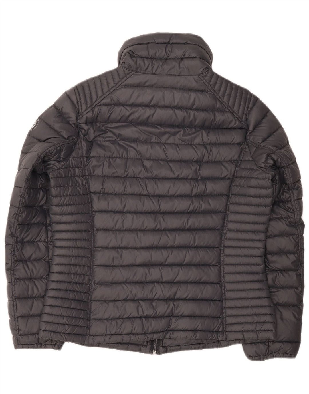 Michael Kors Dame Polstret Jakke UK 14 Medium Grå Nylon
