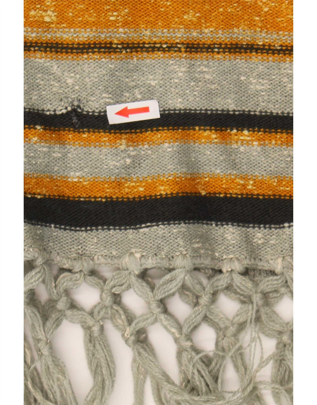 Vintage sweater med hætte til kvinder One Size flerfarvet stribet