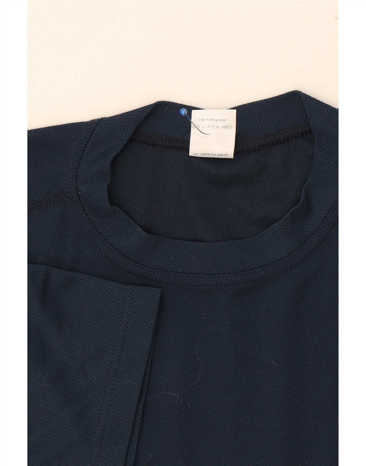 Lowe Alpine herre T-shirt top lille marineblå polyester