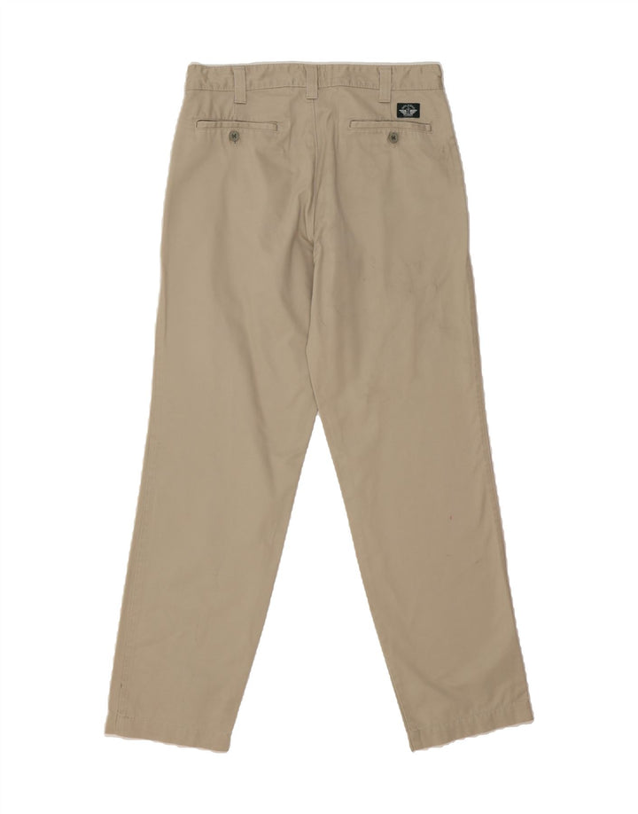 DOCKERS Mens Straight Chino Trousers W34 L32 Beige Vintage Dockers and Second-Hand Dockers from Messina Hembry 