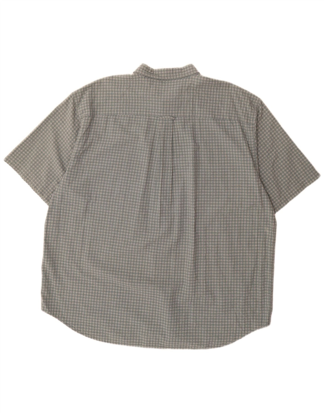 Eddie Bauer Kortærmet Herreskjorte 2XL Grå Gingham Bomuld