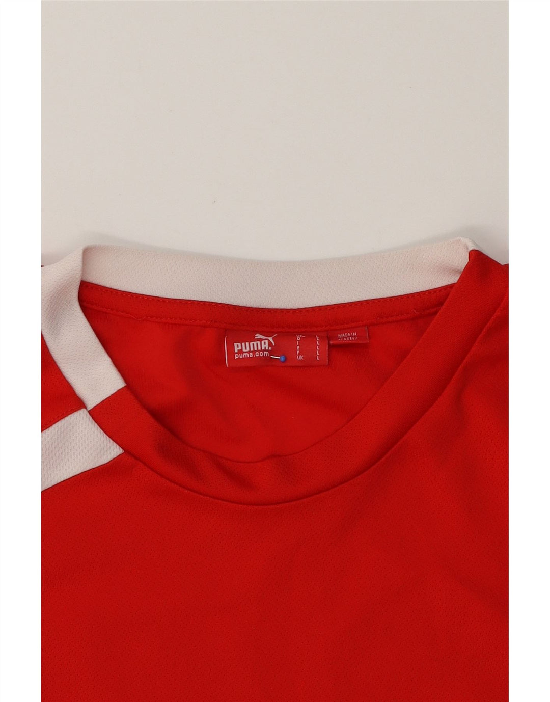 PUMA Mens Graphic T-Shirt Top Large Red Vintage Puma and Second-Hand Puma from Messina Hembry 