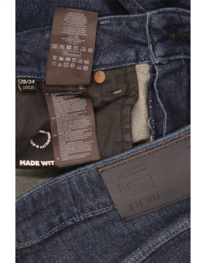 G-Star Dame Slim Jeans W28 L31 Marineblå Bomuld