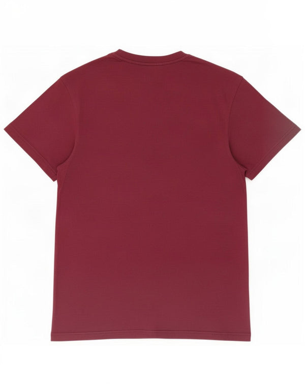 Vans Dame Custom Fit Grafisk T-Shirt Top UK 10 Lille Bourgogne Bomuld