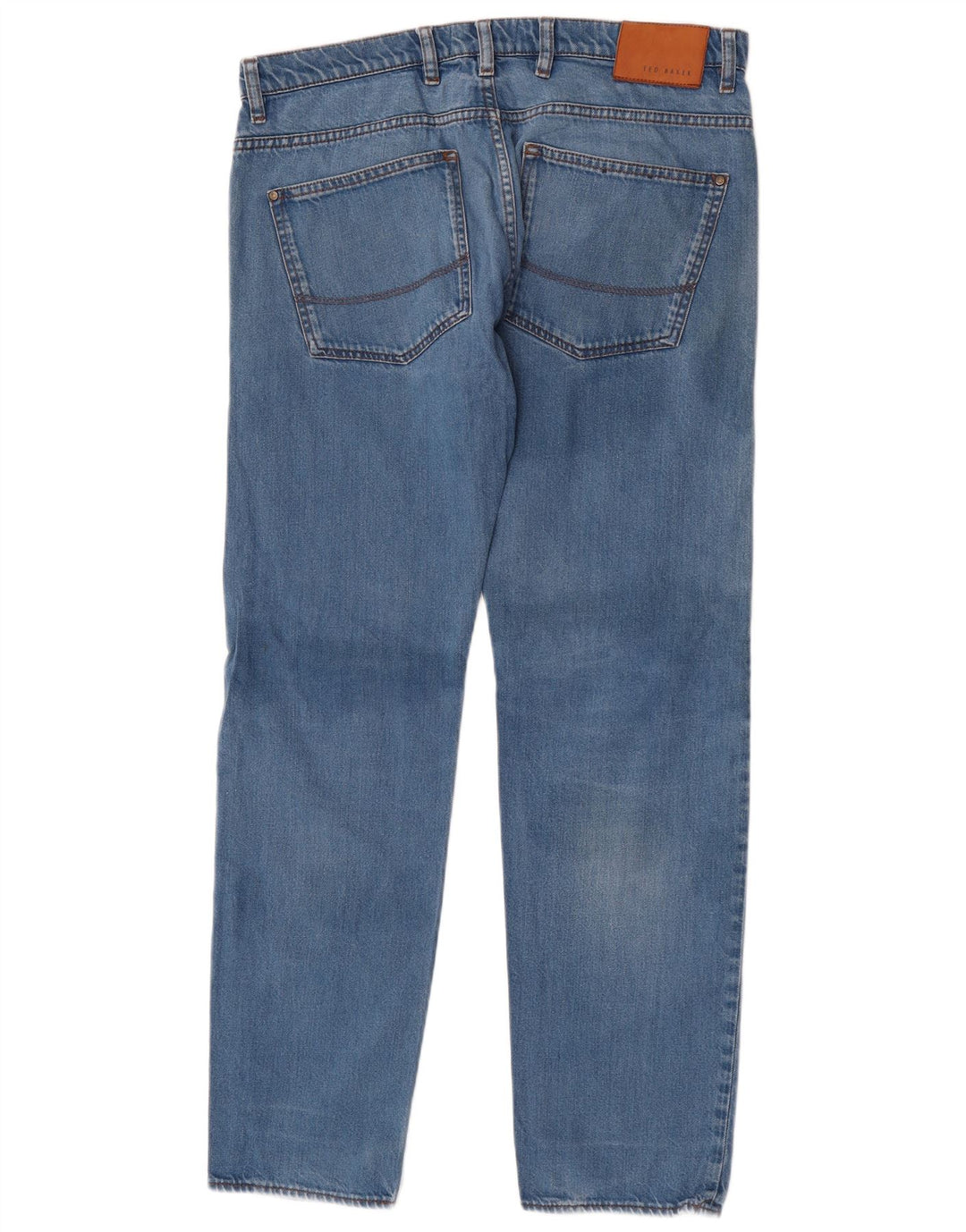 Ted Baker Straight Jeans til mænd W34 L32 blå polyester