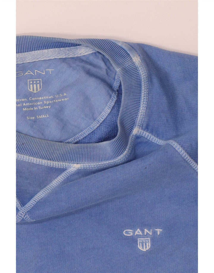 Gant Sweatshirt til mænd, lille blå bomuld