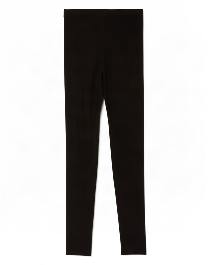 Topshop Womens Leggings UK 8 Small Black Viscose