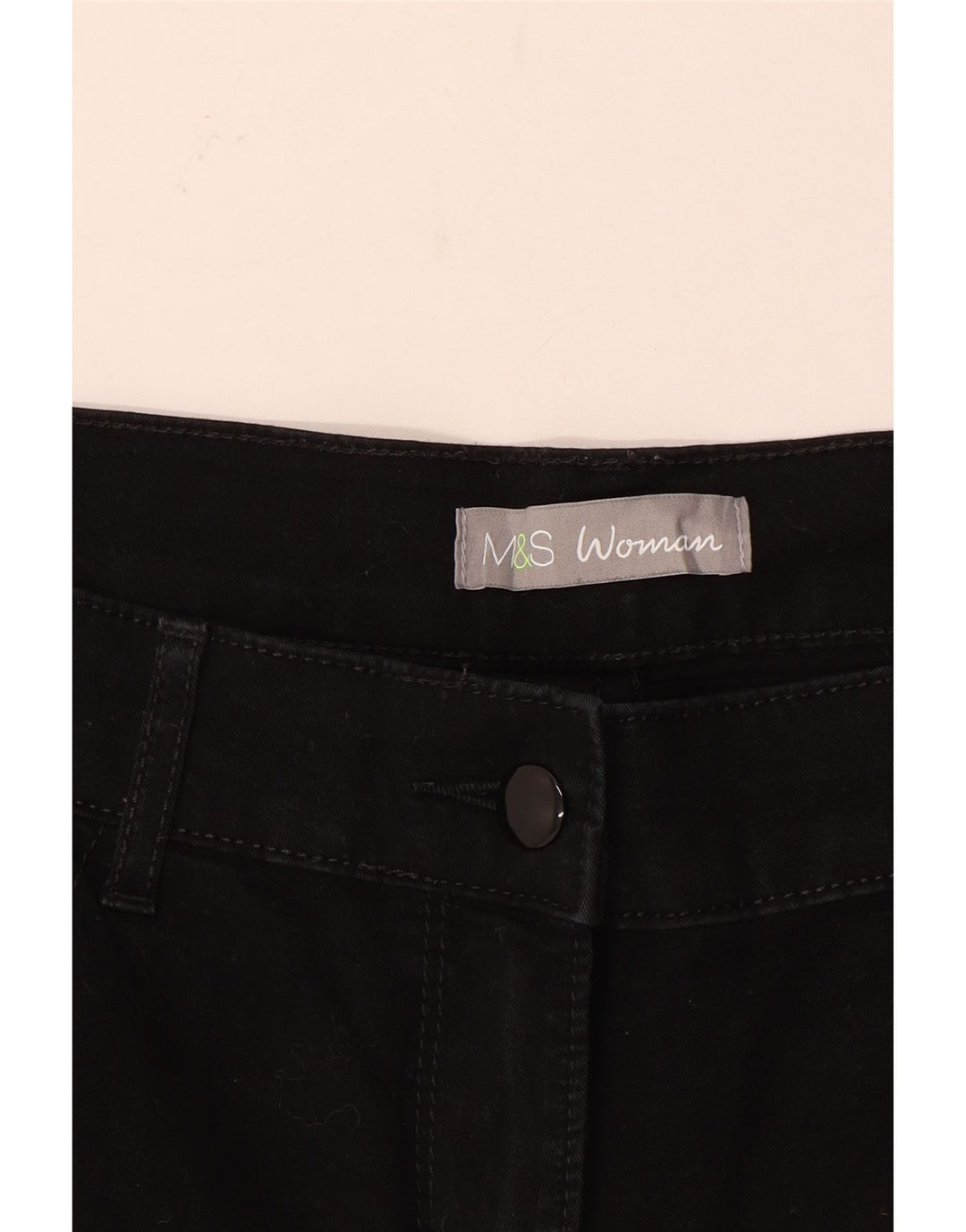 MARKS & SPENCER Lige jeans til kvinder W32 L30 Sort