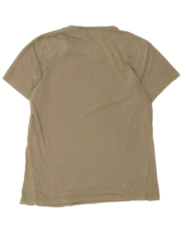 French Connection Herre T-Shirt Top Stor Khaki Bomuld