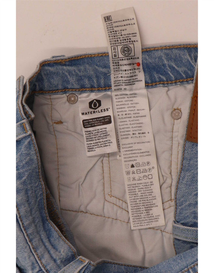 Levi's Womens 501 denimshorts W26 Små blå bomuld