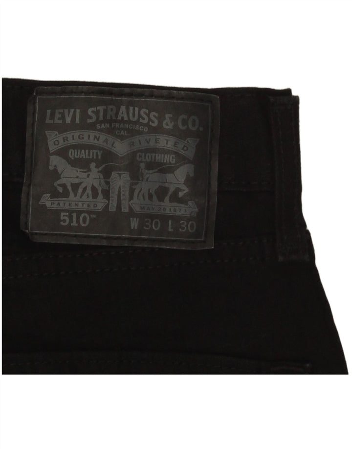 Levi's Mens 510 Skinny Jeans W30 L30 Sort