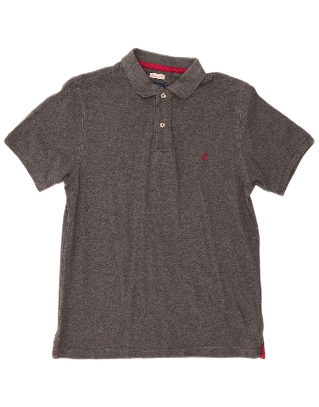 JOULES Herre Classic Fit Polo Shirt Lille Grå Bomuld