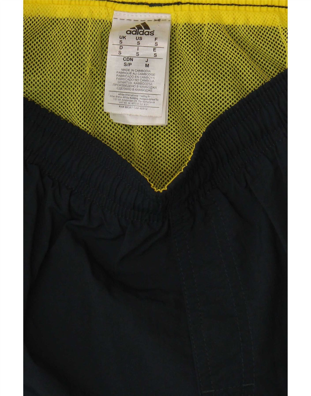 Adidas Badeshorts til mænd Små marineblå nylon