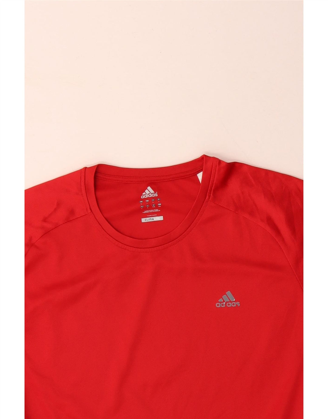 ADIDAS Herre Climalite T-Shirt Top Stor Rød