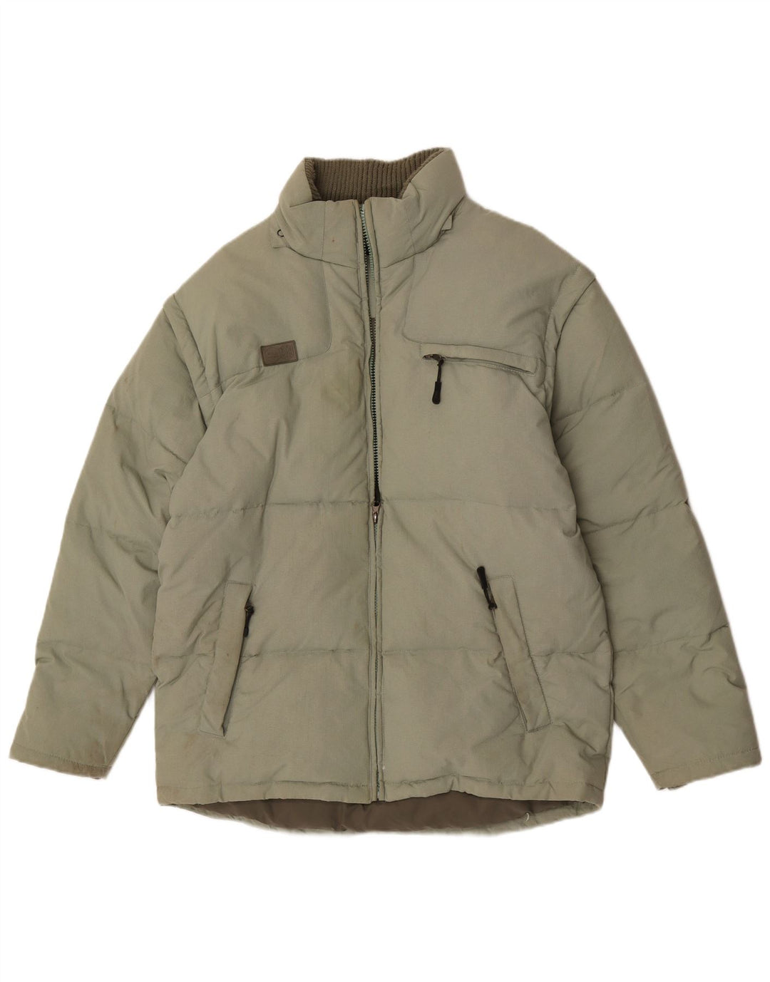 Fila Herre hættepolstret jakke UK 40 Large Green