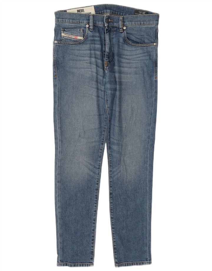 Diesel Herre Stretch Slim Jeans W30 L30 Blå Bomuld