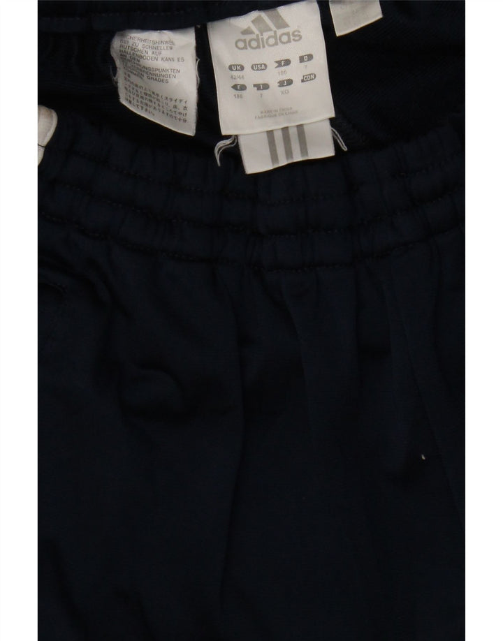 Adidas Træningsdragtsbukser til mænd UK 42/44 Large Navy Blue Polyester
