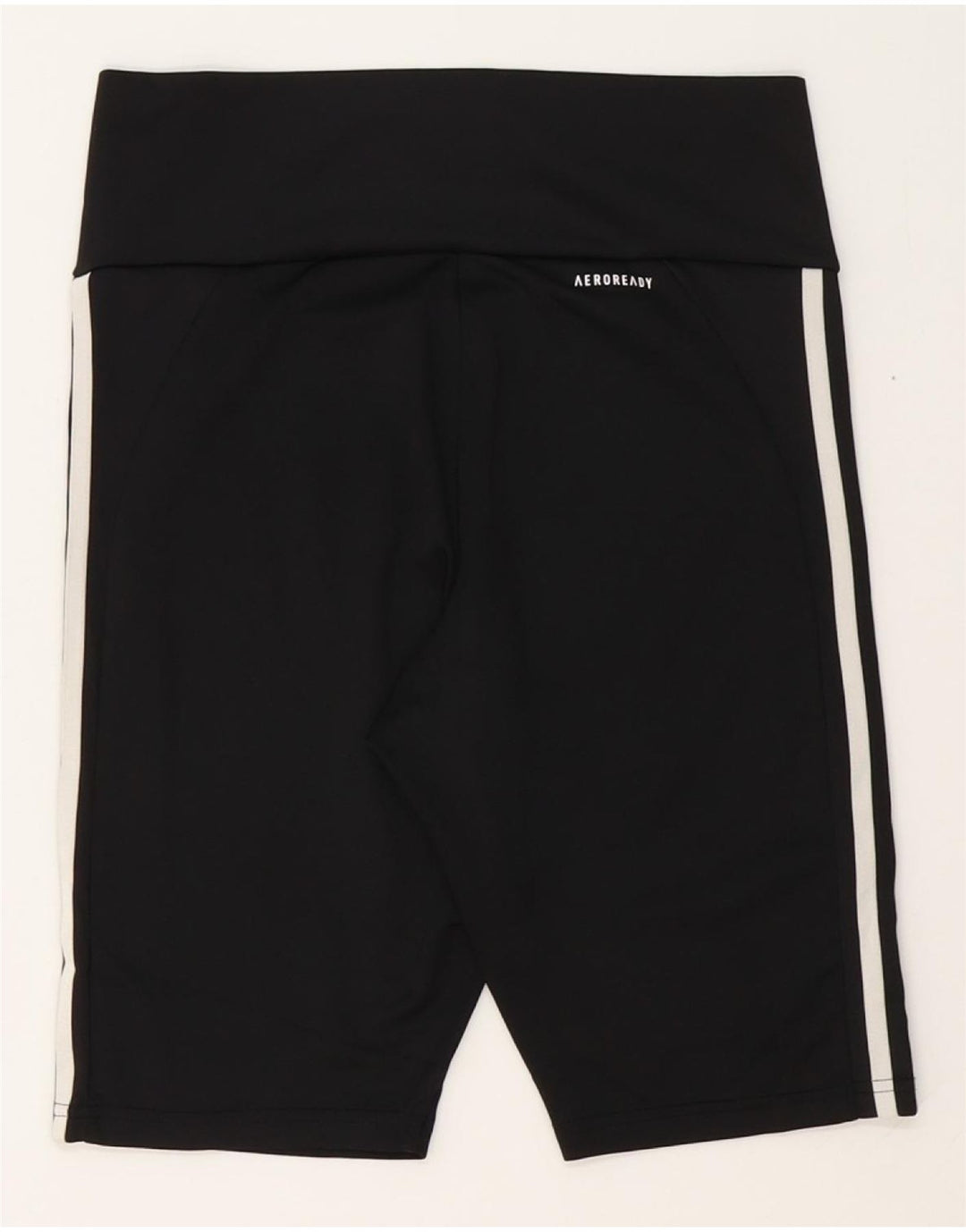 ADIDAS Womens Aeroready Sport Shorts UK 12/14 Medium  Black Polyester