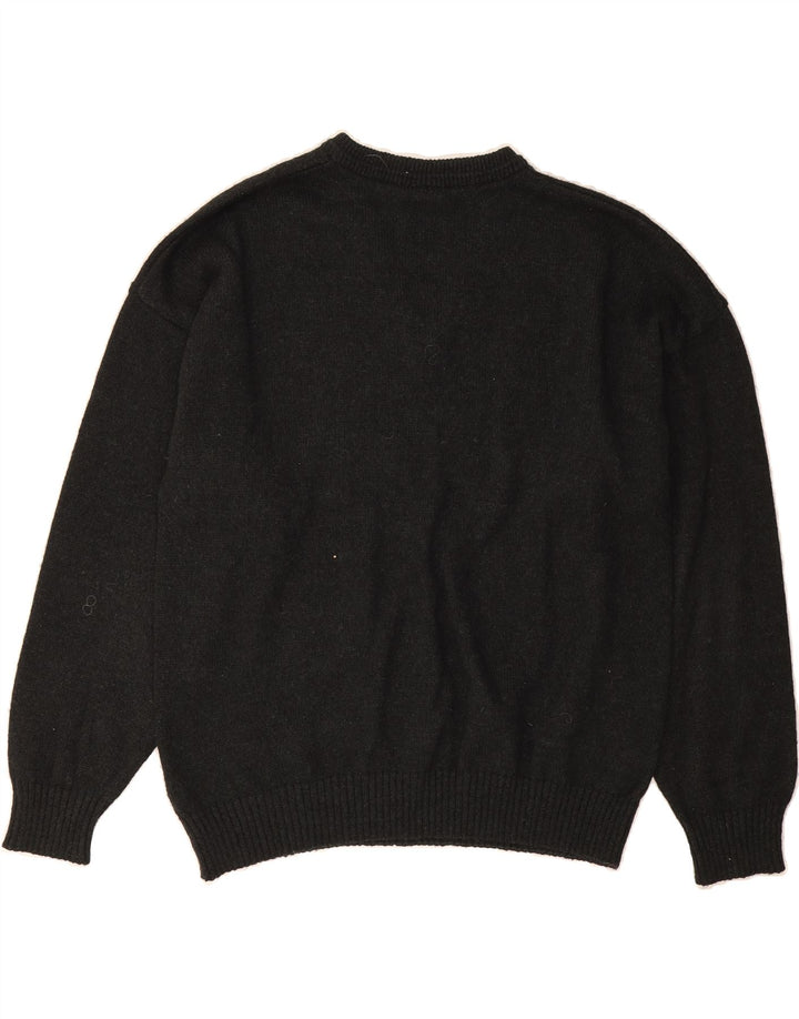 WESTBURY Mens V-Neck Jumper Sweater IT 48/50 Medium Grey Striped Wool Vintage WESTBURY and Second-Hand WESTBURY from Messina Hembry 
