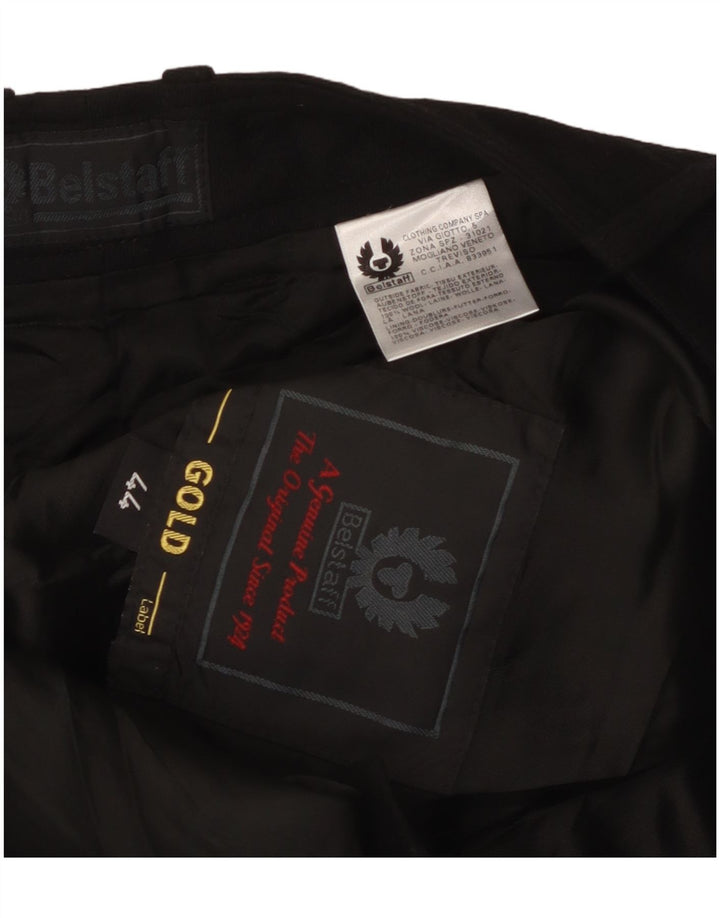 Belstaff Graphic Pencil Skirt IT 44 Medium W30 Sort Uld