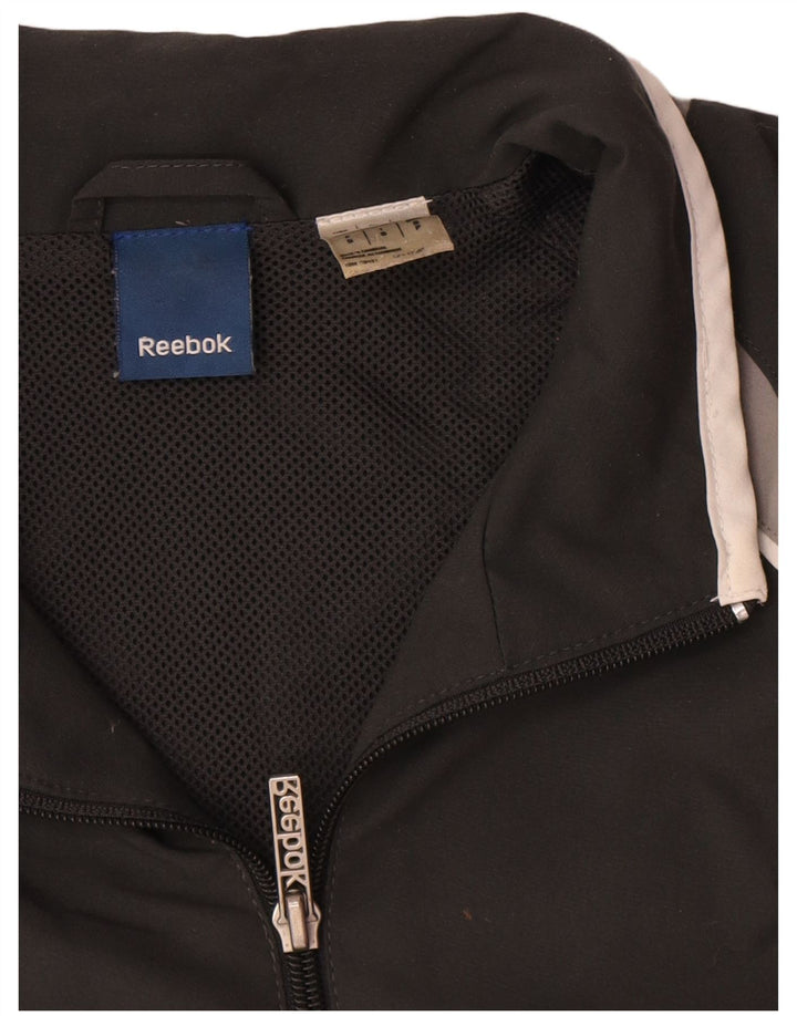 Reebok Træningsdragt til mænd Top jakke Lille sort Colourblock Polyester