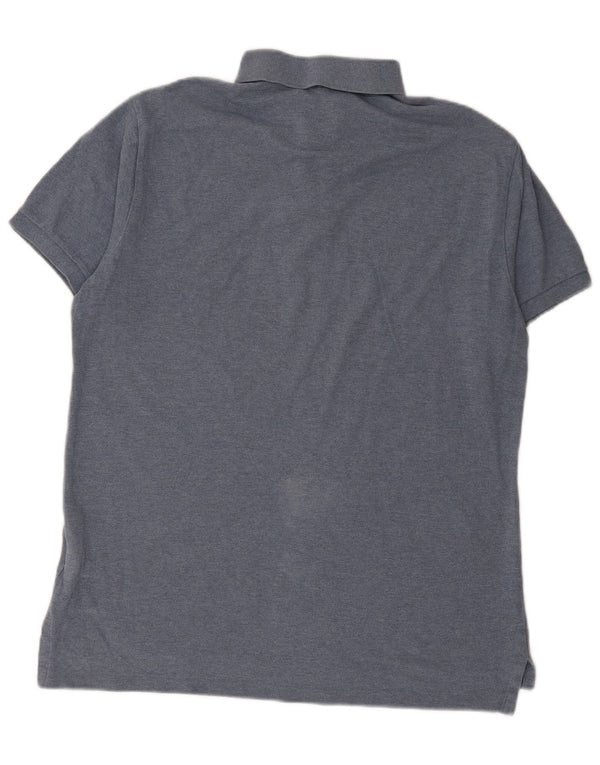 POLO RALPH LAUREN Herre Slim Fit Polo Shirt Stor Blå Bomuld