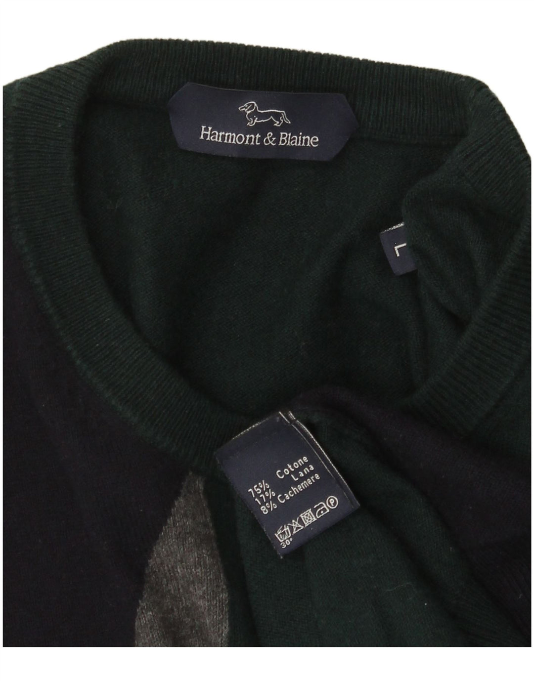 Harmont & Blaine dame sweater med rund hals DK 16 Stor flerfarvet