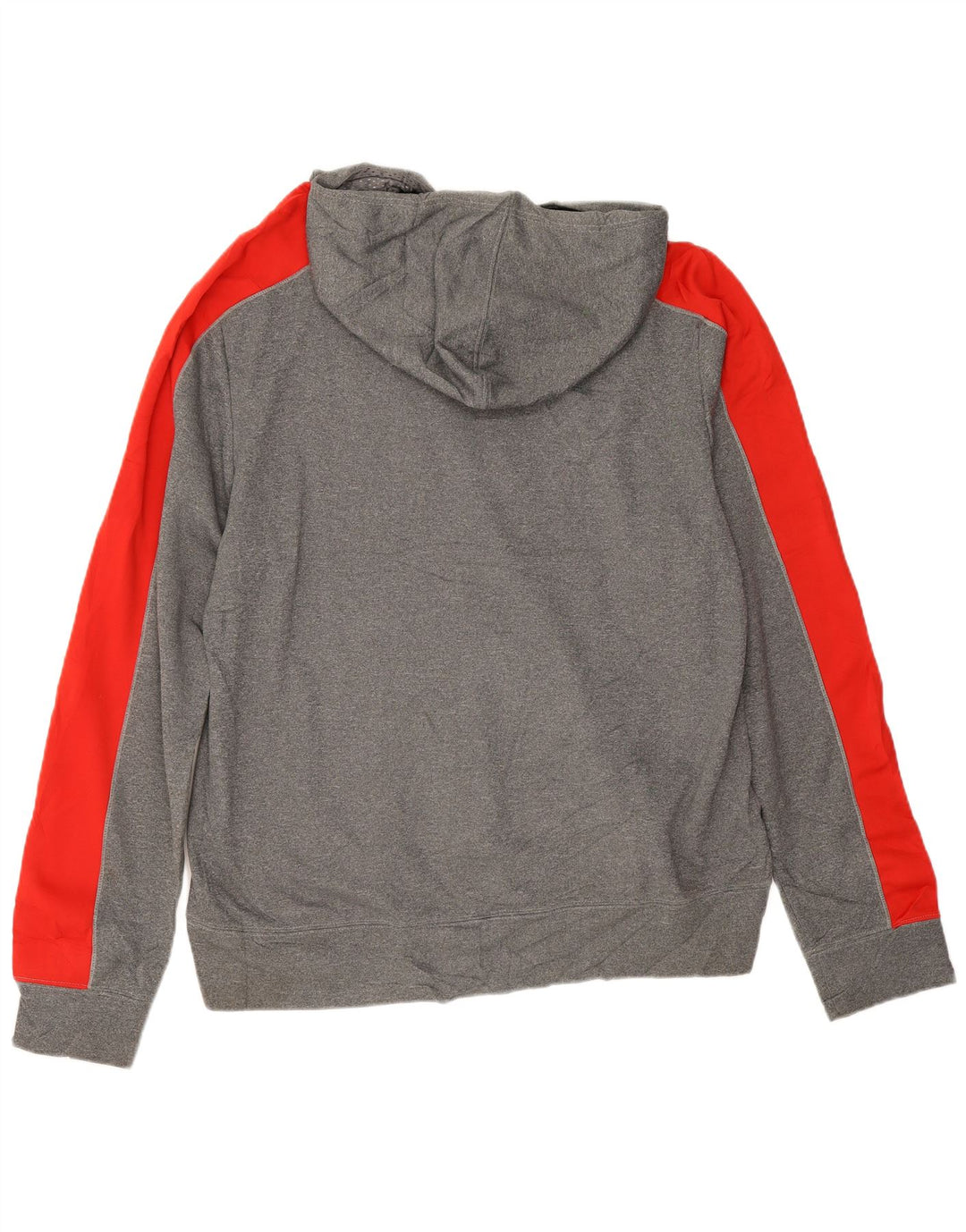 Fila Grafisk hættetrøje til mænd 2XL Grå Colourblock Polyester